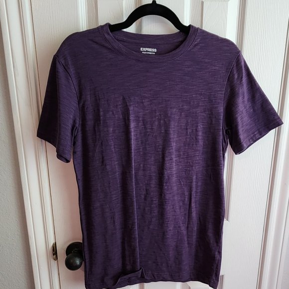 Mens Express Crew Neck - Purple - Picture 1 of 3